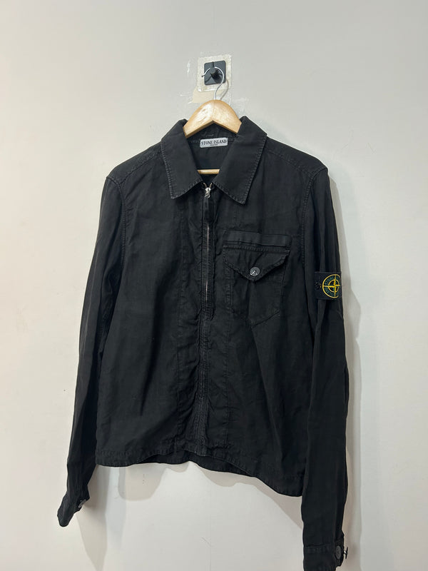 Stone Island Lino Flax Linen Jacket