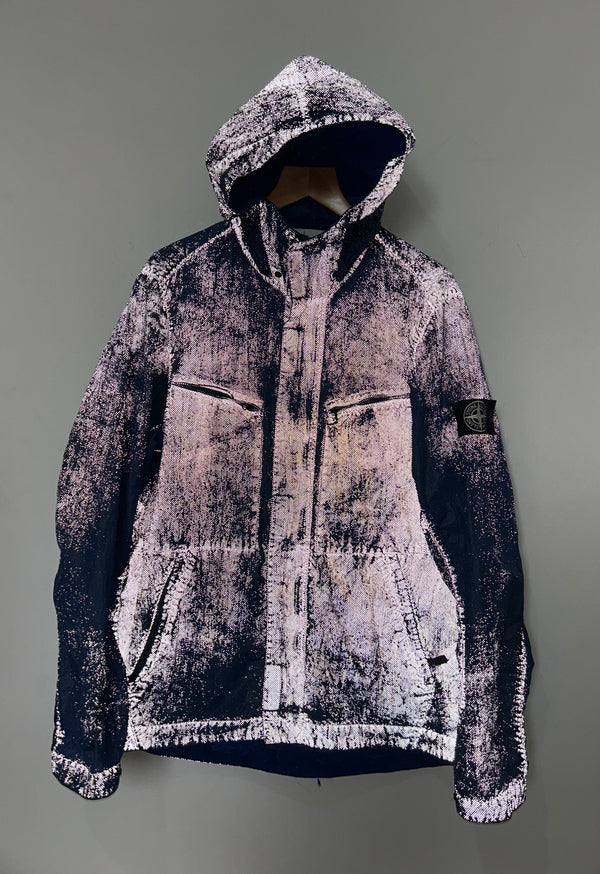 Stone Island Garment Dyed Pixel Reflective Jacket