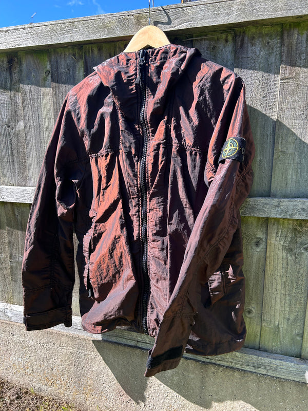 Stone Island Nylon Metal Watro Ripstop Red Weft