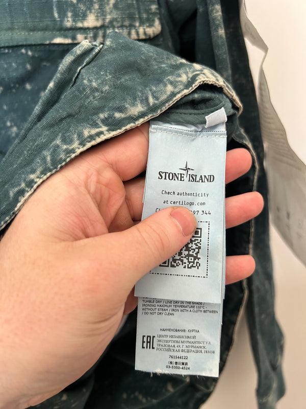 Stone Island Cotton Ripstop Off Dye OVD Smock