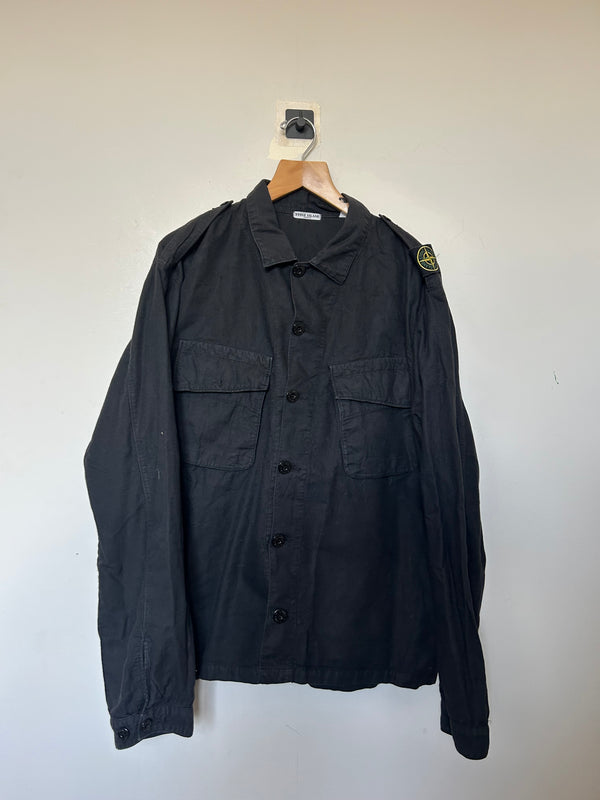 Stone Island 2007 Linoflax Shoulder Badge Overshirt
