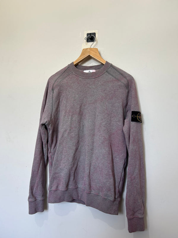 Stone Island Pink Dust Treatment Sweatshirt