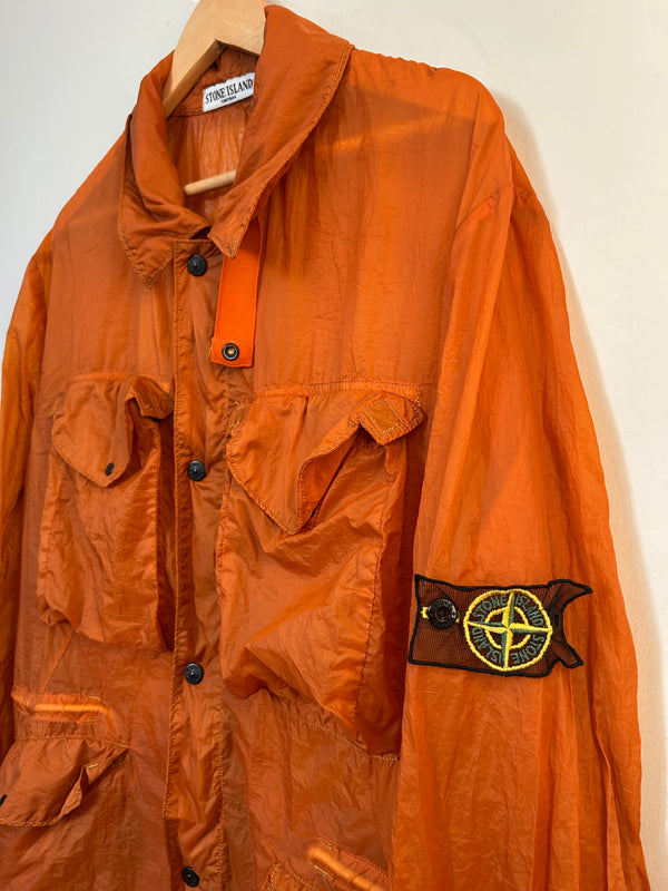 Stone Island 2008 Hyper Light Mesh Badge Field Jacket
