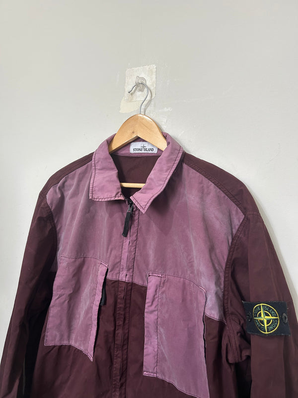Stone Island Mussola Gommata Detail Overshirt