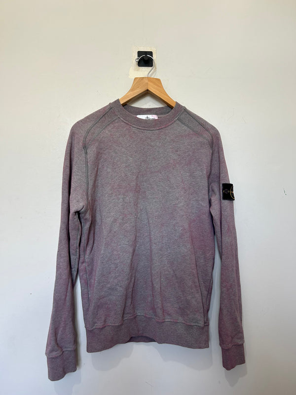 Stone Island Pink Dust Treatment Sweatshirt