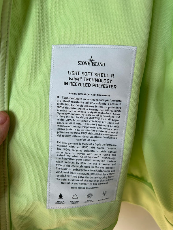 Stone Island Light Soft Shell-R With e-dye Technology