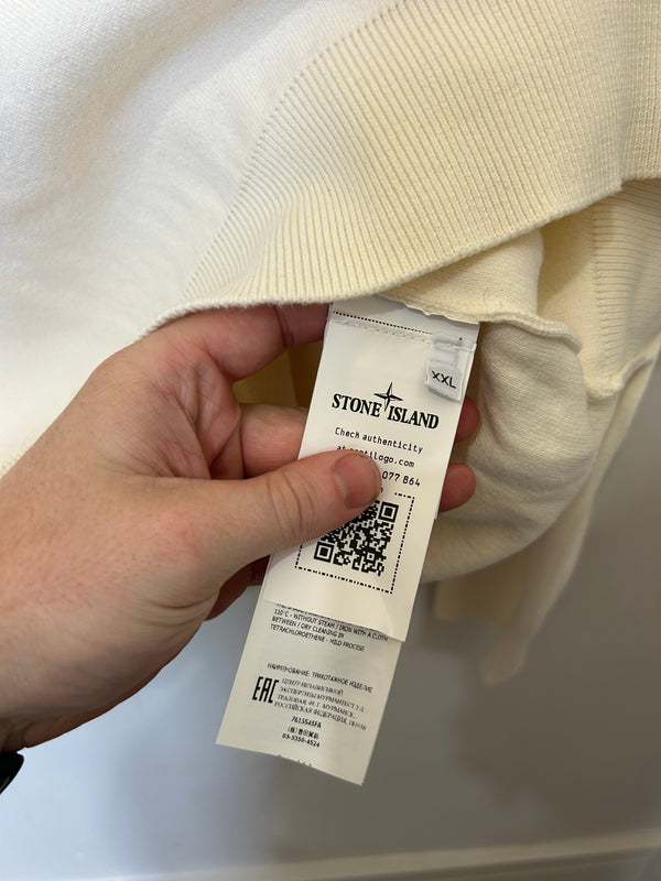 Stone Island Ghost Soft Cotton Double Face Construction Jumper