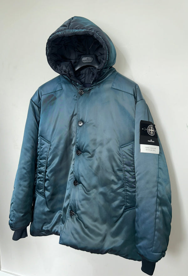 Stone Island x Porter Hand Corrosion On Nylon Twill Parka