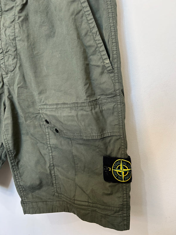 Stone Island Cotton Twill Stretch Cargos