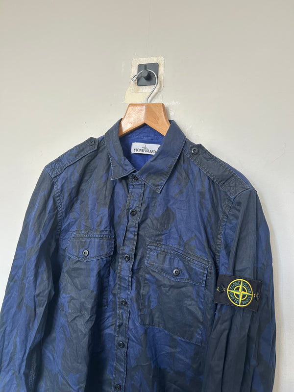 Stone Island Flowing Camo Overshirt