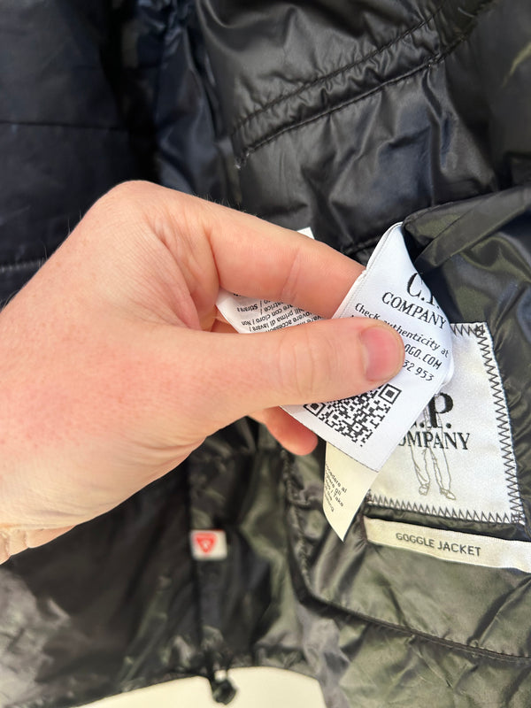 CP Company Blue Outline Goggle Jacket