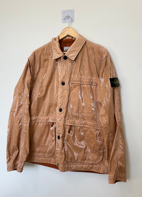 Stone Island Mussola Prismatica Pietra