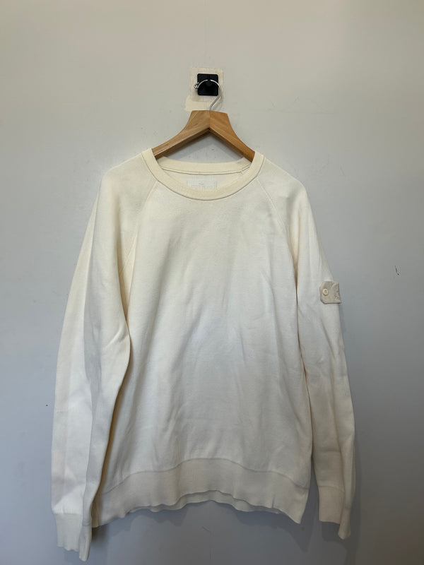 Stone Island Ghost Soft Cotton Double Face Construction Jumper