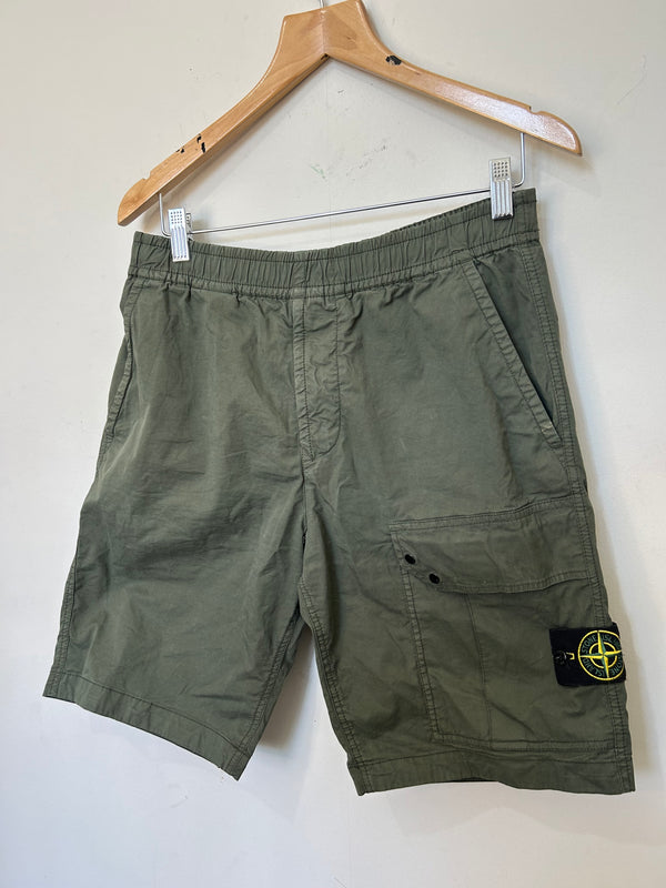 Stone Island Cotton Twill Stretch Cargos