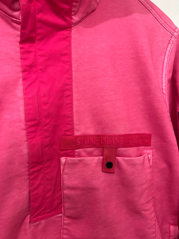 Stone Island Felpa Diagonale Gommata Smock