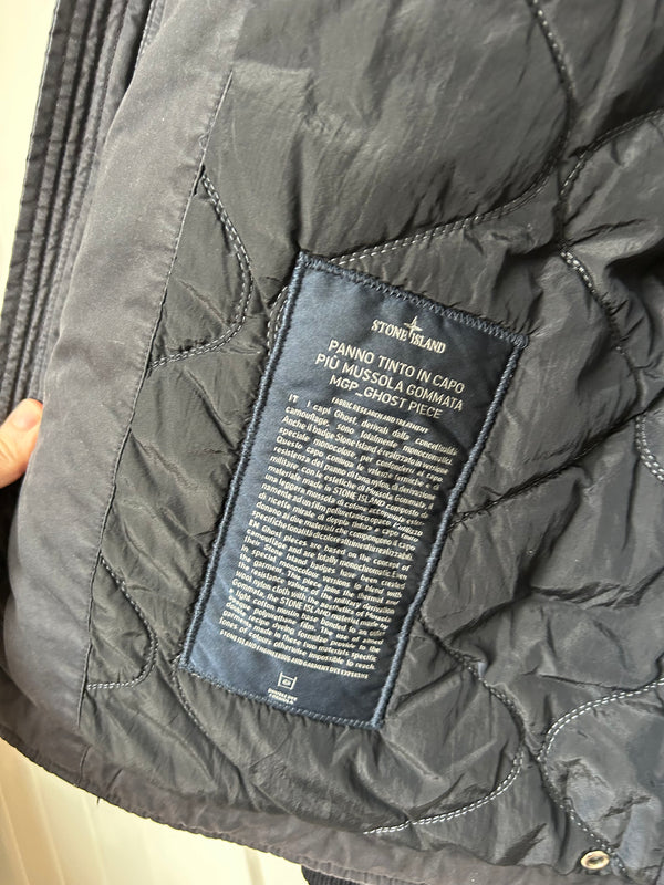 Stone Island Ghost Piece Panno Tinto Capo Piu Mussola Gommata Jacket