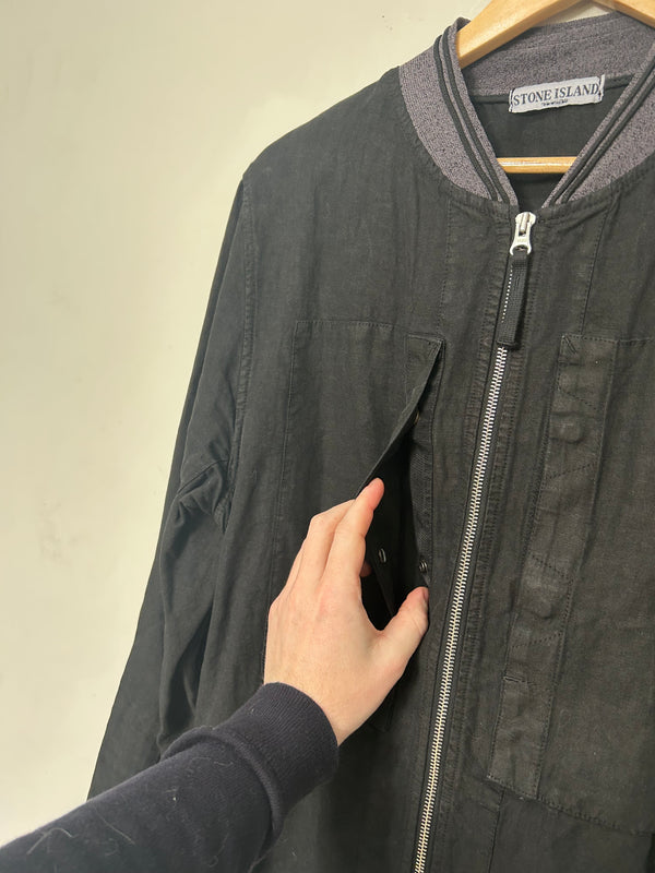Stone Island 2008 Nylon Flax Bomber
