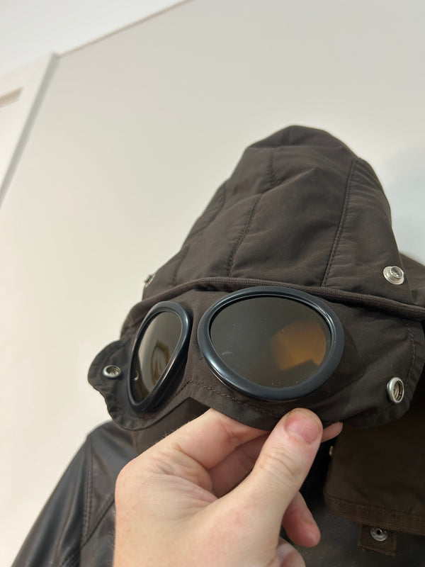 CP Company Leather Goggle Jacket