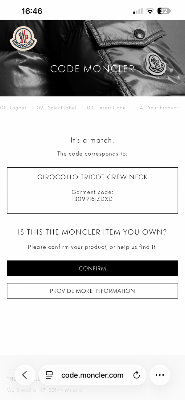 Moncler Girocollo Tricot Knit Jumper