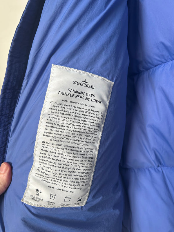 Stone Island Garment Dyed Crinkle Reps Down Jacket