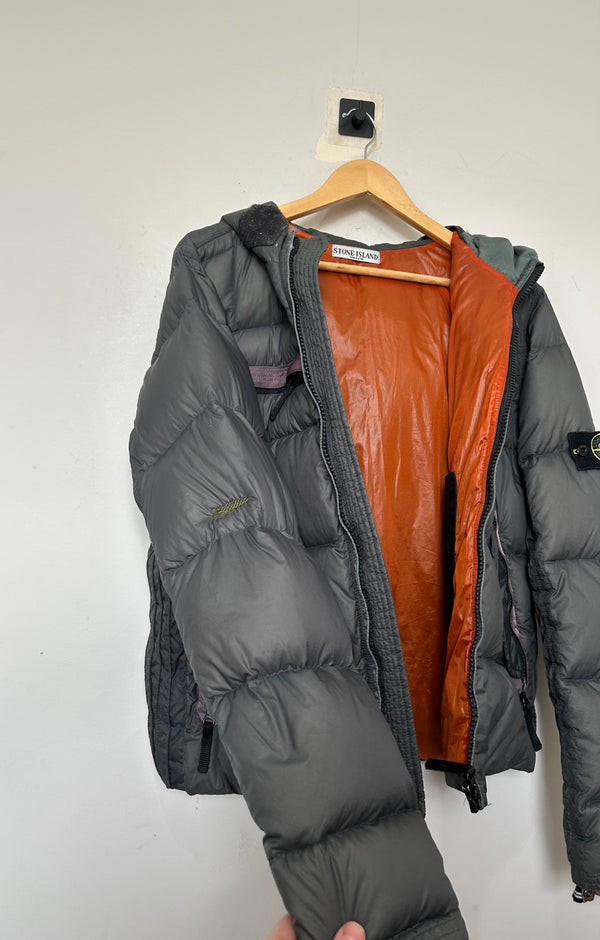 Stone Island 2007 Asian Exclusive Opaque Nylon Tela Down Jacket