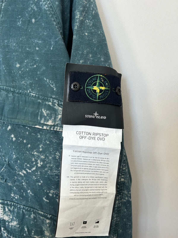 Stone Island Cotton Ripstop Off Dye OVD Smock