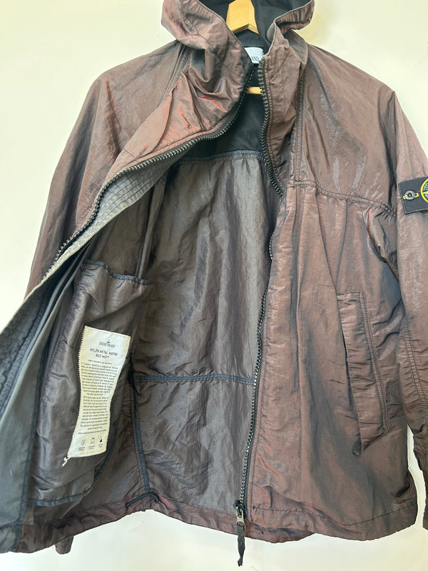 Stone Island Nylon Metal Watro Ripstop Red Weft