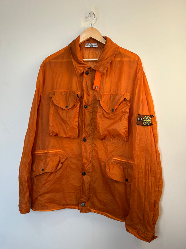 Stone Island 2008 Hyper Light Mesh Badge Field Jacket