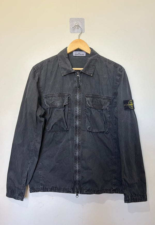 Stone Island Brushed Cotton Overshirt