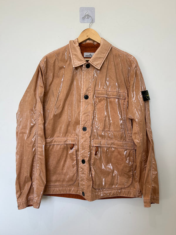 Stone Island Mussola Prismatica Pietra