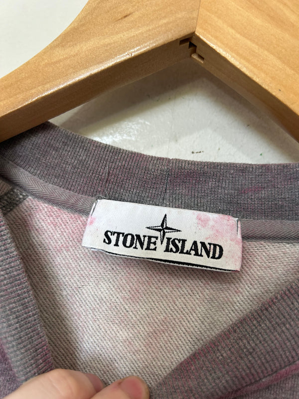 Stone Island Pink Dust Treatment Sweatshirt