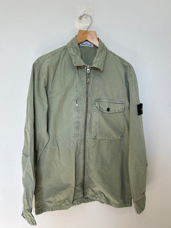 Stone Island Pastel Green Overshirt