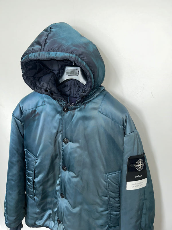 Stone Island x Porter Hand Corrosion On Nylon Twill Parka
