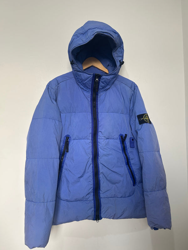Stone Island Garment Dyed Crinkle Reps Down Jacket