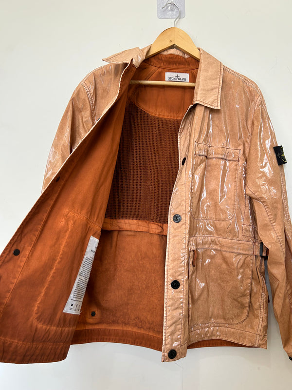 Stone Island Mussola Prismatica Pietra