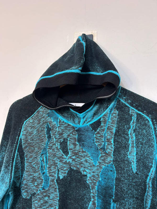 Stone Island Special Process Airbrushed Knit Hoodie