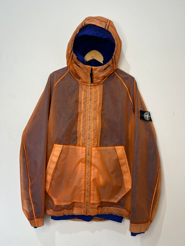 Stone Island Orange Poly Cover Composite Jacket
