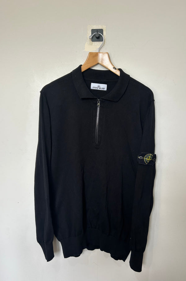 Stone Island Half Zip Polo