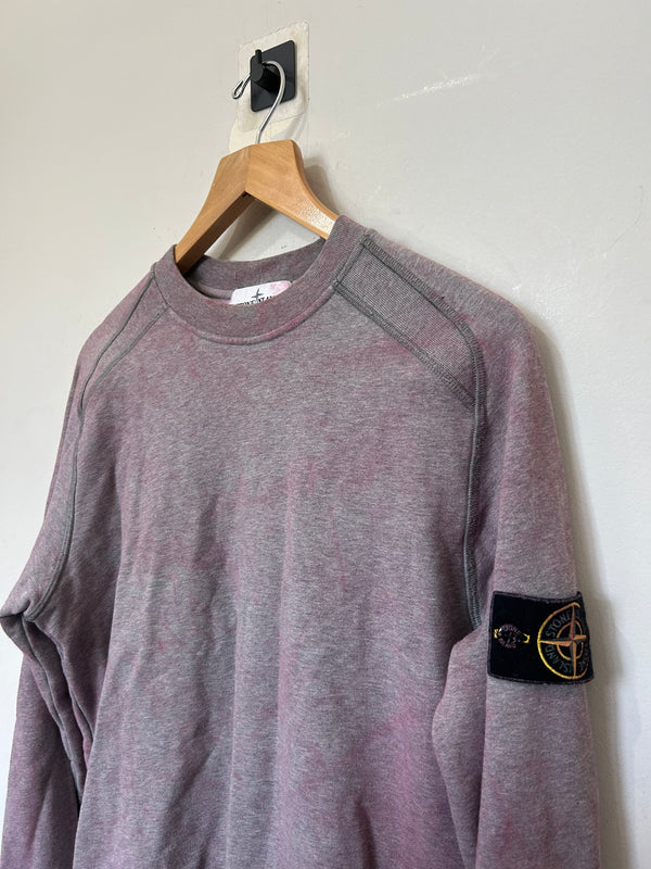 Stone Island Pink Dust Treatment Sweatshirt