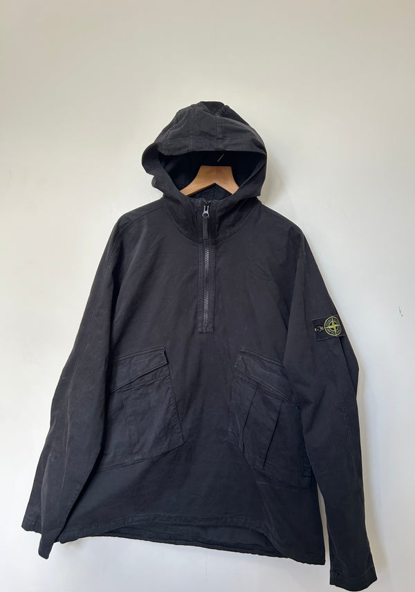 Stone Island Quarter Zip Hooded Smock