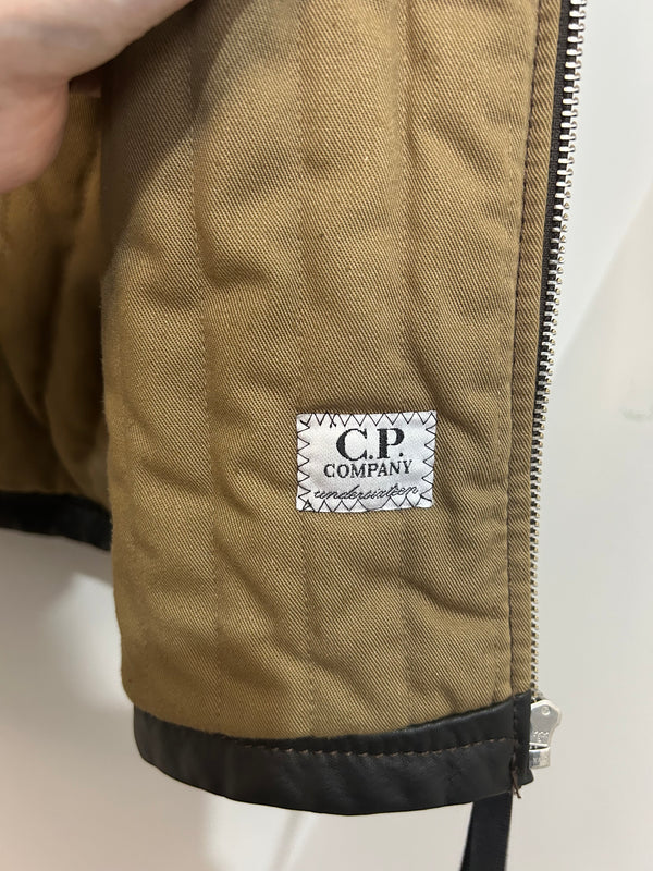 CP Company Leather Goggle Jacket