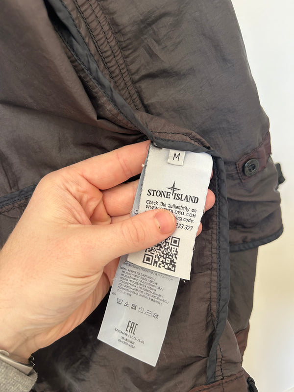 Stone Island Nylon Metal Watro Ripstop Red Weft