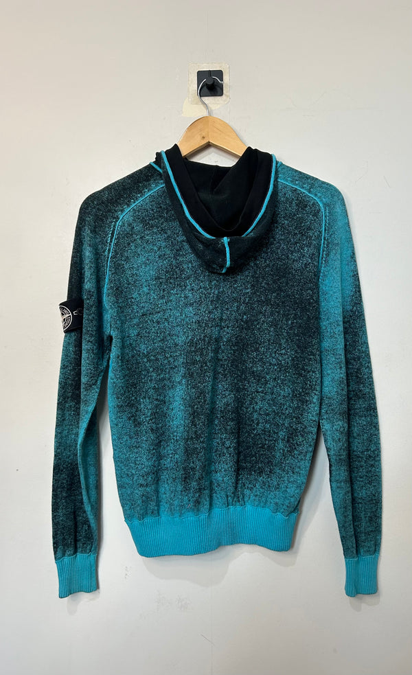 Stone Island Special Process Airbrushed Knit Hoodie