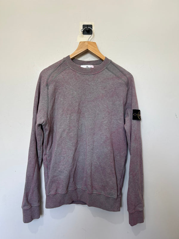 Stone Island Pink Dust Treatment Sweatshirt
