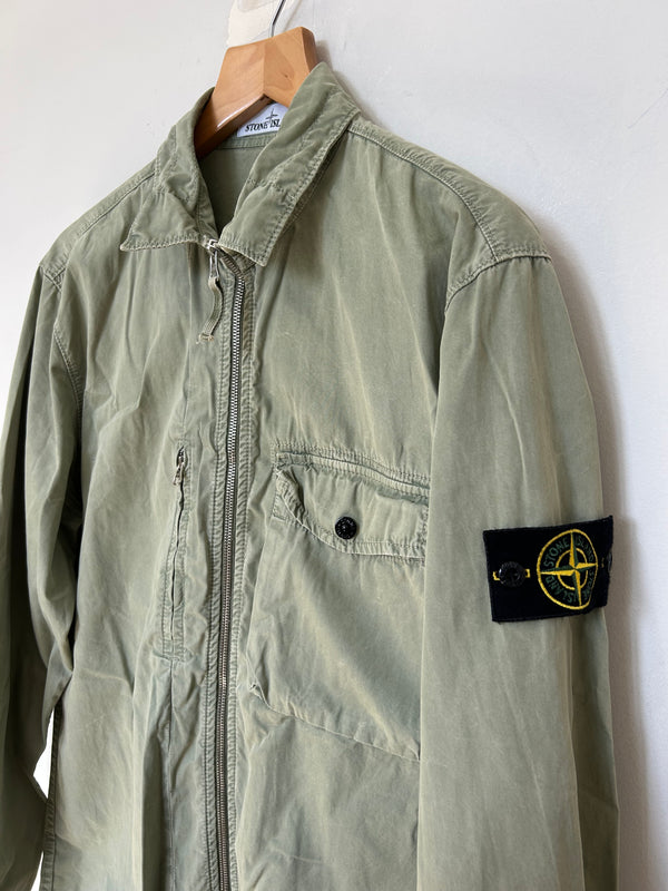 Stone Island Pastel Green Overshirt