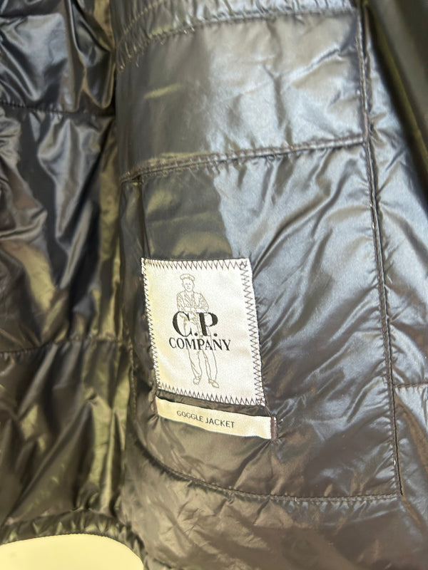 CP Company Blue Outline Goggle Jacket